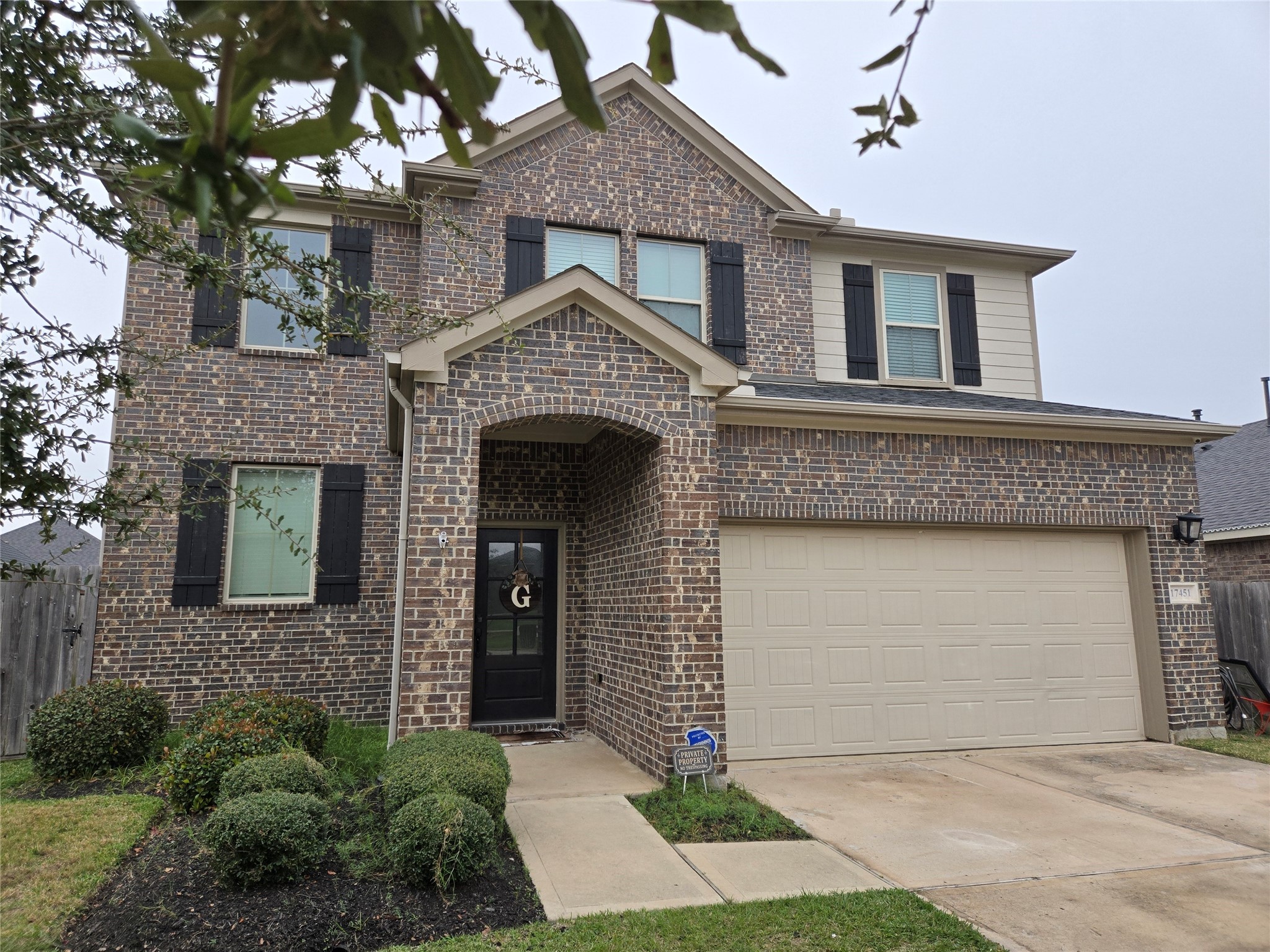 17451 Farm Pasture Trail Hockley, TX 77447 - Photo 1 of 27 a front view of a house with garage