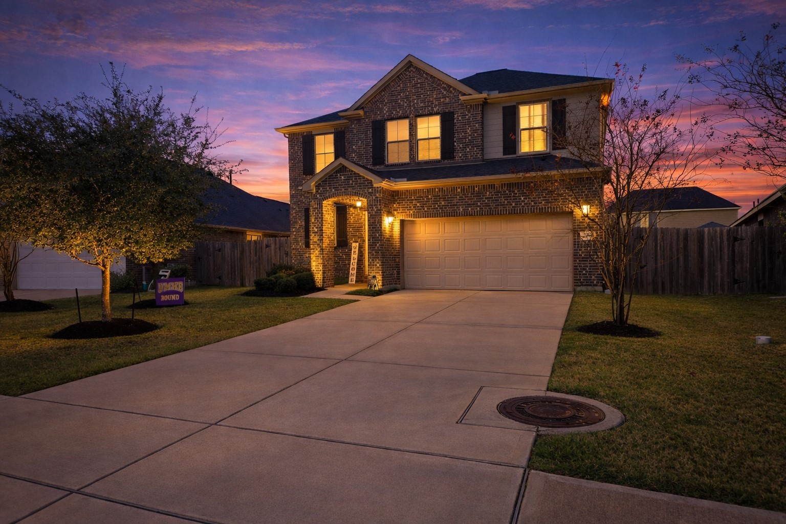17451 Farm Pasture Trail Hockley, TX 77447 - Photo 2 of 27 a front view of a house with garden