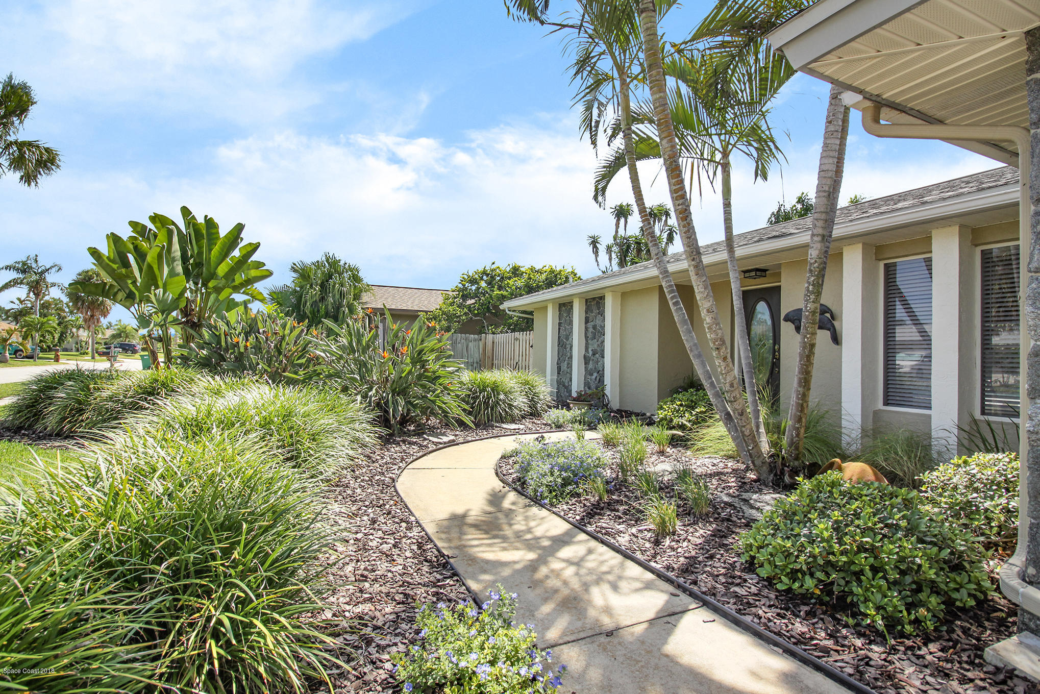 Beautiful Landscaped entrance