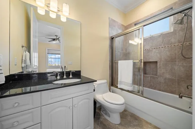 a living room with a couch and a table