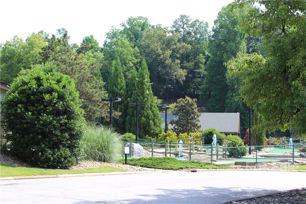 8 High Rd Court Lake Lure, NC 28746 - Photo 19 of 22 a view of a fountain and tree s