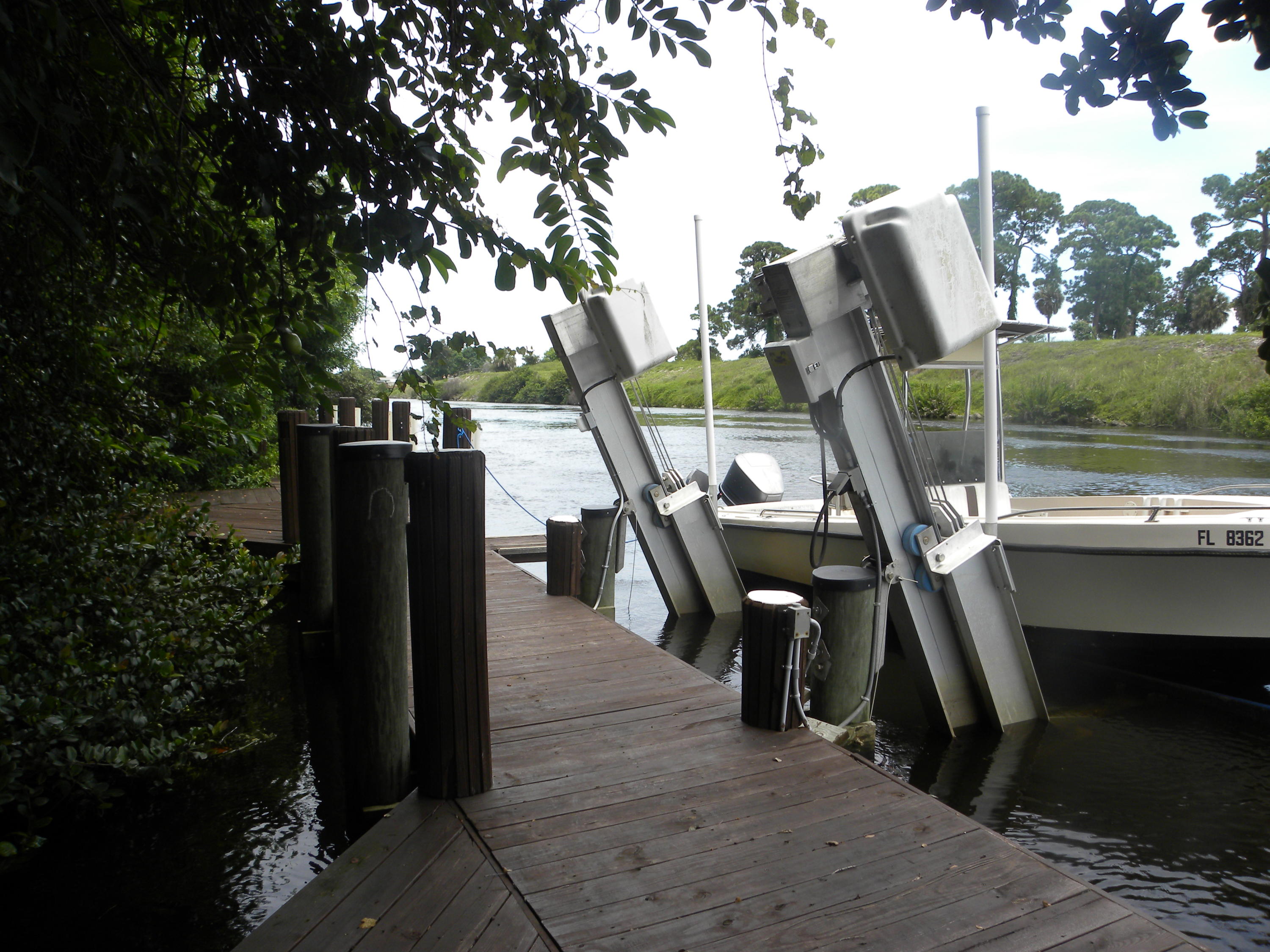 1270 Southwest 21st Lane Boca Raton, FL 33486 - Photo 44 of 47 Dock & 20,000 LB Boat Lift