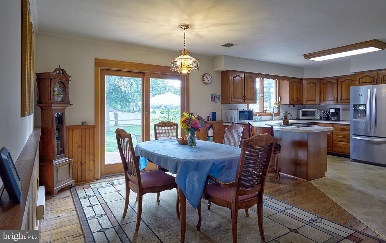 21 Georgetown Road Bordentown, NJ 08505 - Photo 4 of 38 Dining Room With Sliders to Rear Deck and Yard