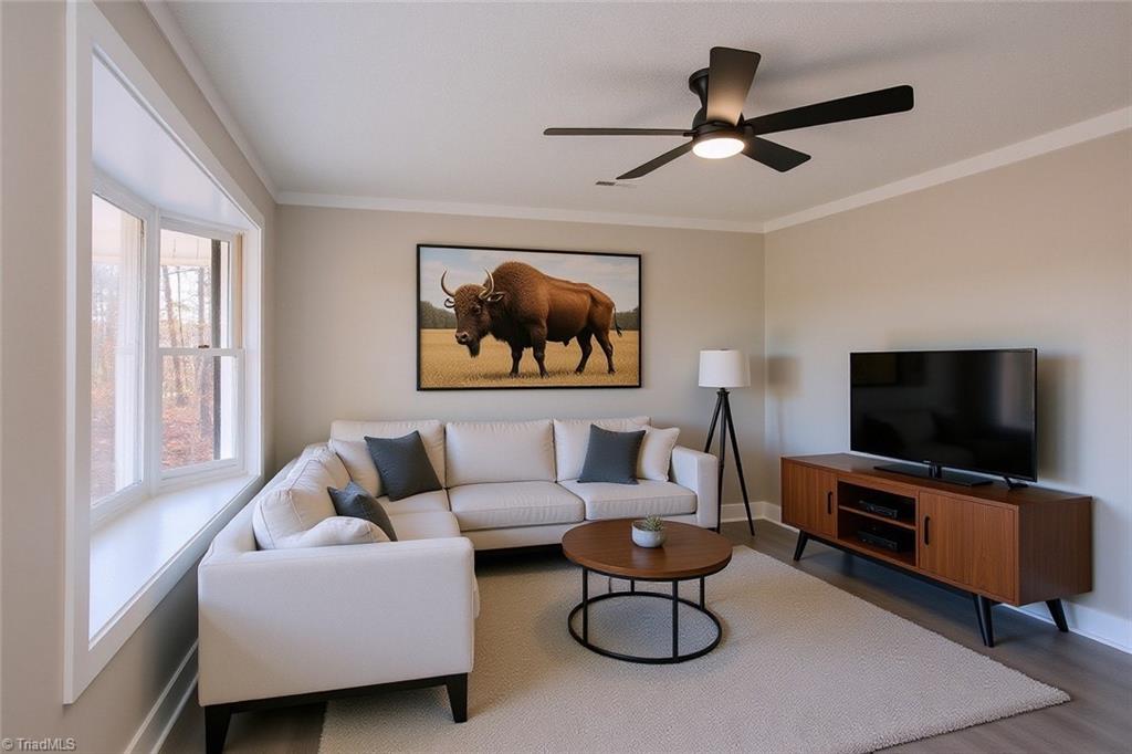 1499 Greene Oak Road Asheboro, NC 27205 - Photo 5 of 26 Virtually Staged Living Room