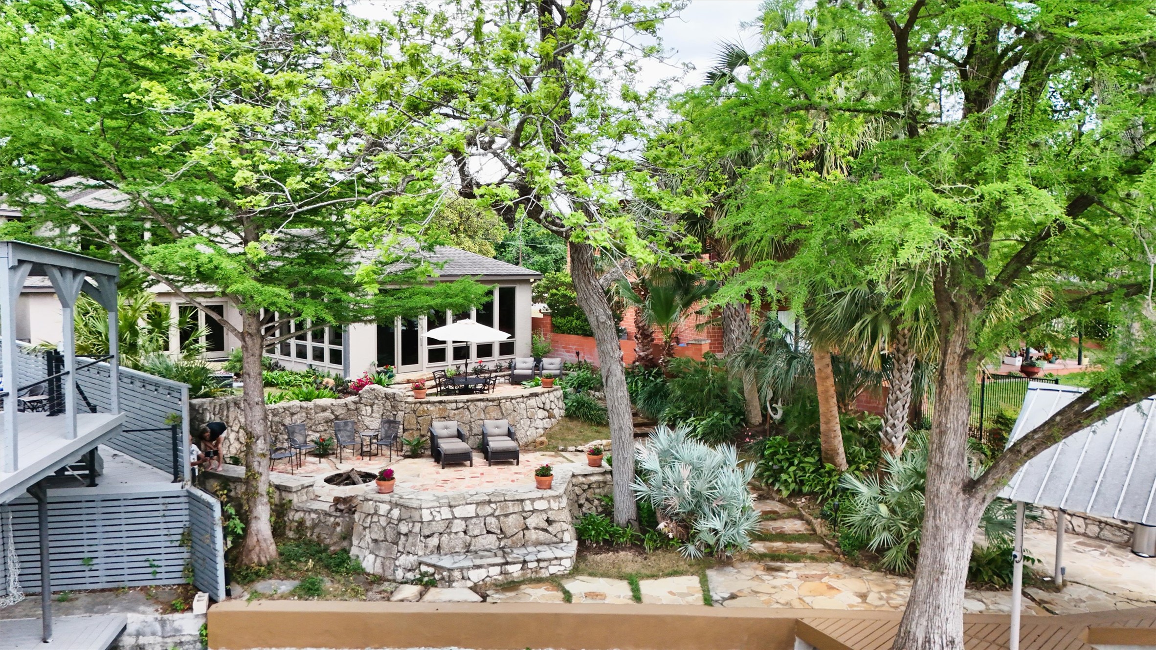1807 Terminal Loop Road McQueeney, TX 78123 - Photo 13 of 32 View of yard featuring a patio area and an outdoor fire pit