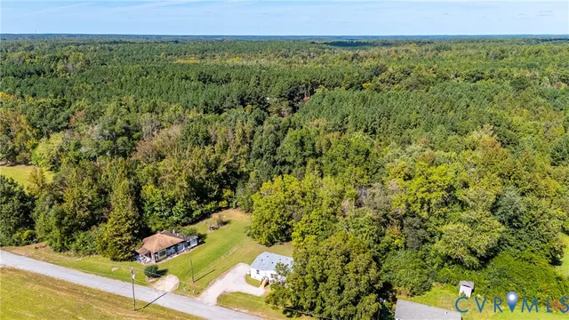 a view of a yard with an outdoor space