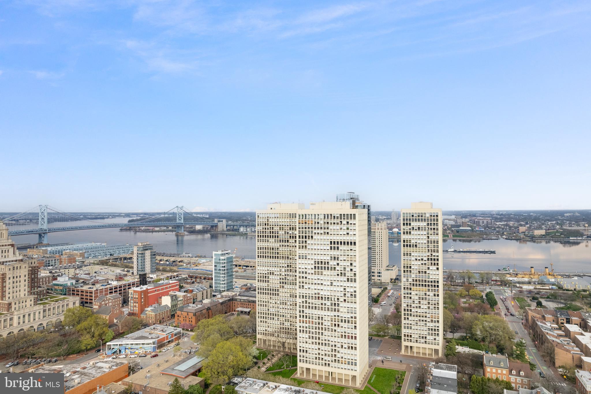 200 Locust Street, Unit 27FN Philadelphia, PA 19106 - Photo 41 of 48 an aerial view of city with building