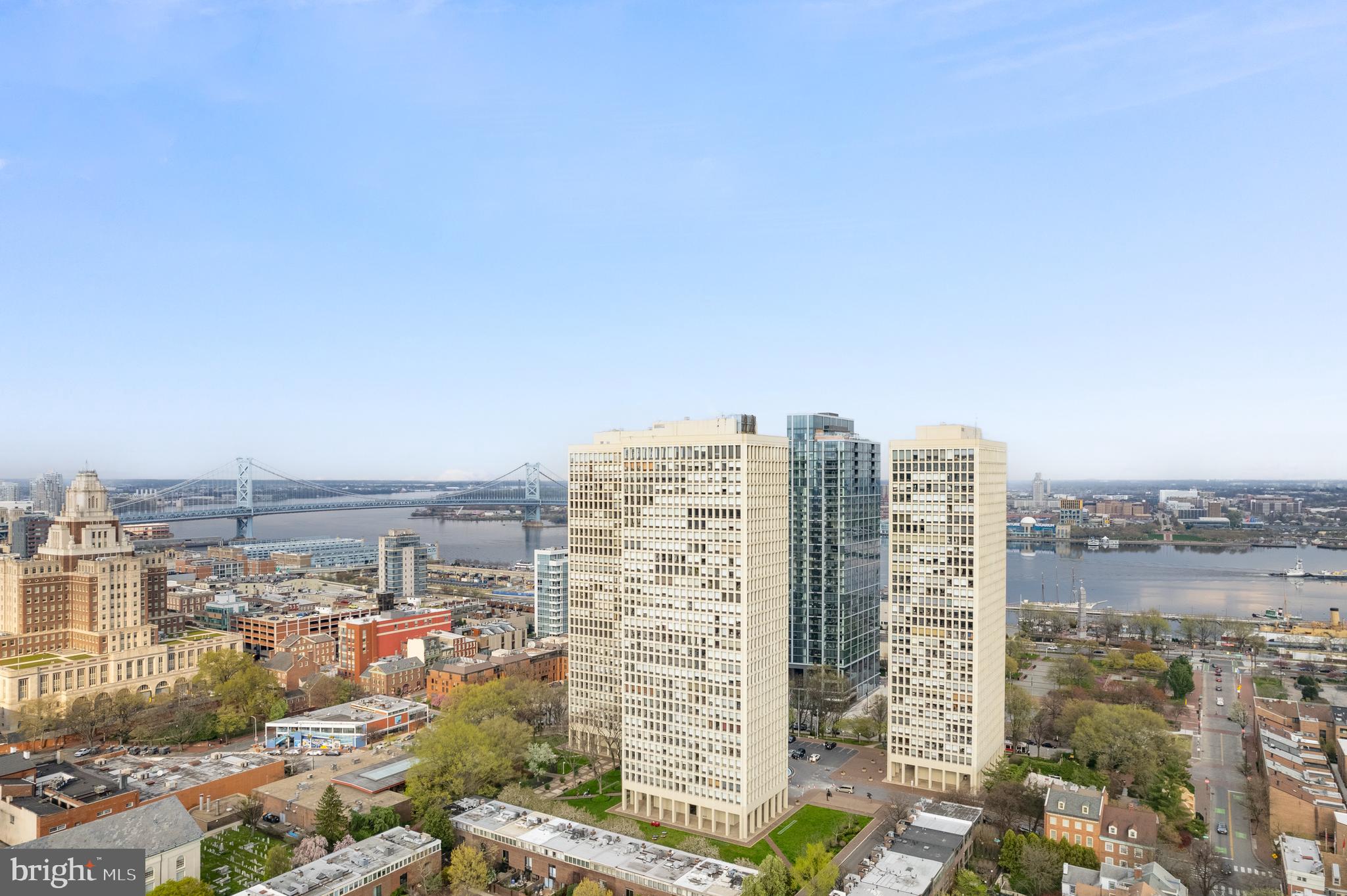 200 Locust Street, Unit 27FN Philadelphia, PA 19106 - Photo 43 of 48 a view of a city with tall buildings