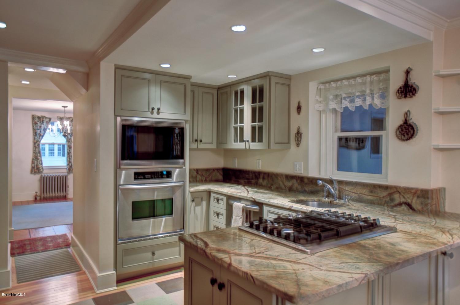 1226 State Road Richmond, MA 01254 - Photo 18 of 50 a kitchen with granite countertop a stove and a sink