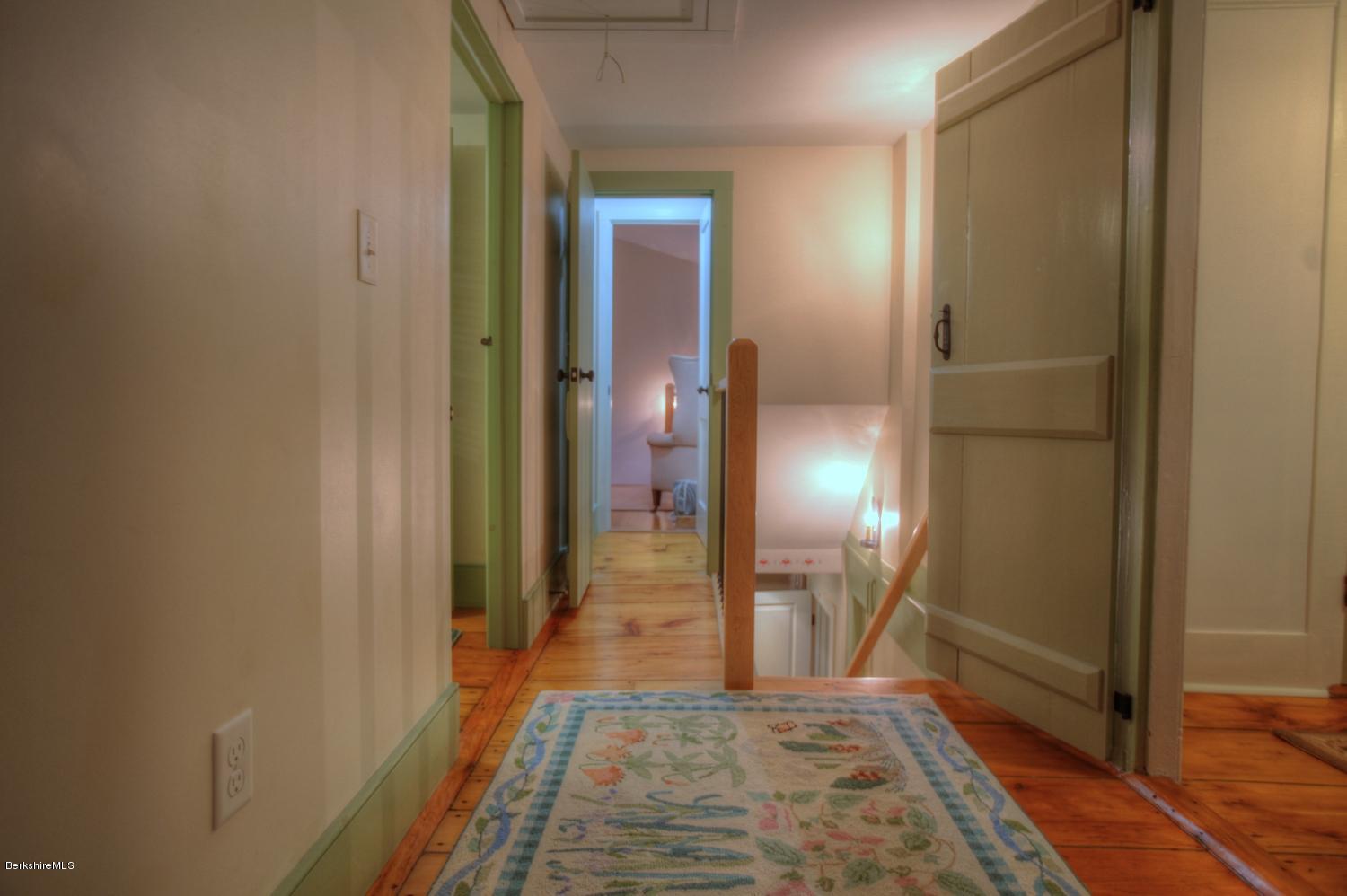 1226 State Road Richmond, MA 01254 - Photo 32 of 50 a view of a hallway with wooden floor