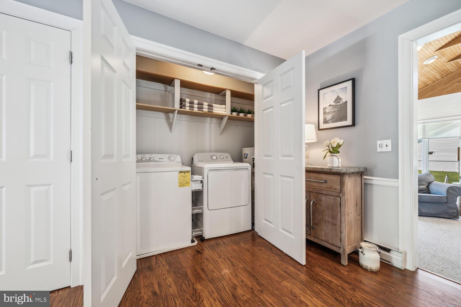 3 Oriole Drive Cambridge, MD 21613 - Photo 20 of 46 a view of storage and utility room with wooden floor