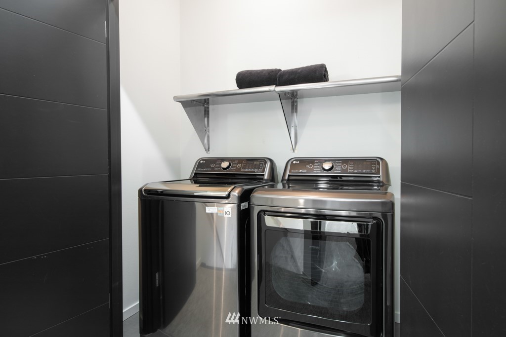 744 North 95th Street, Unit B Seattle, WA 98103 - Photo 18 of 28 a close view of washer and dryer