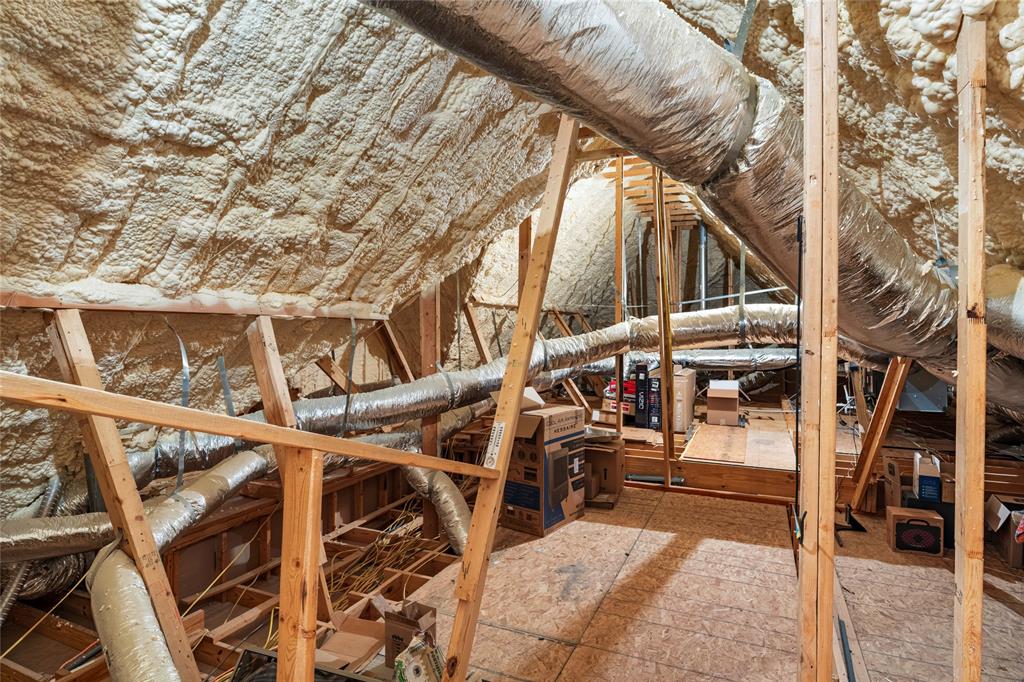 700 Frenchtown Road Argyle, TX 76226 - Photo 30 of 40 Foam Encapsulated insulation for energy efficiency. The huge walk in Attic features tons of storage and has a second level.