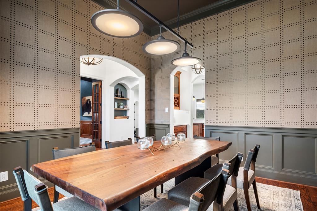 700 Frenchtown Road Argyle, TX 76226 - Photo 8 of 40 Another view of dining room looking back at entry way, Office and Butler's Pantry.