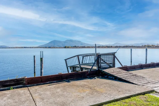 a view of a terrace with two chairs