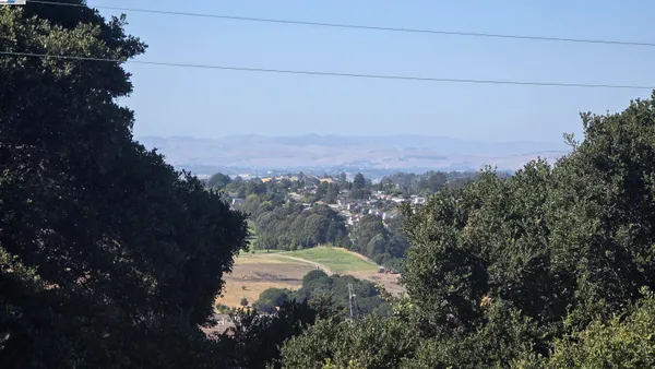 a view of a big yard