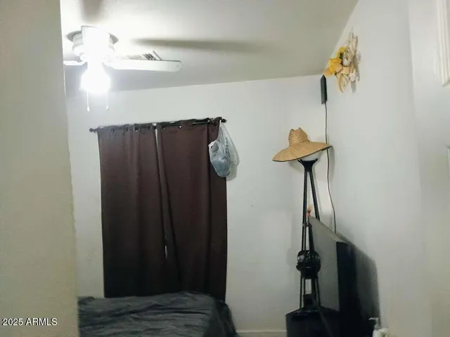 a view of hallway with stairs