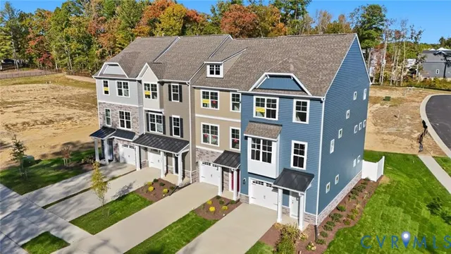 a view of a city with tall buildings