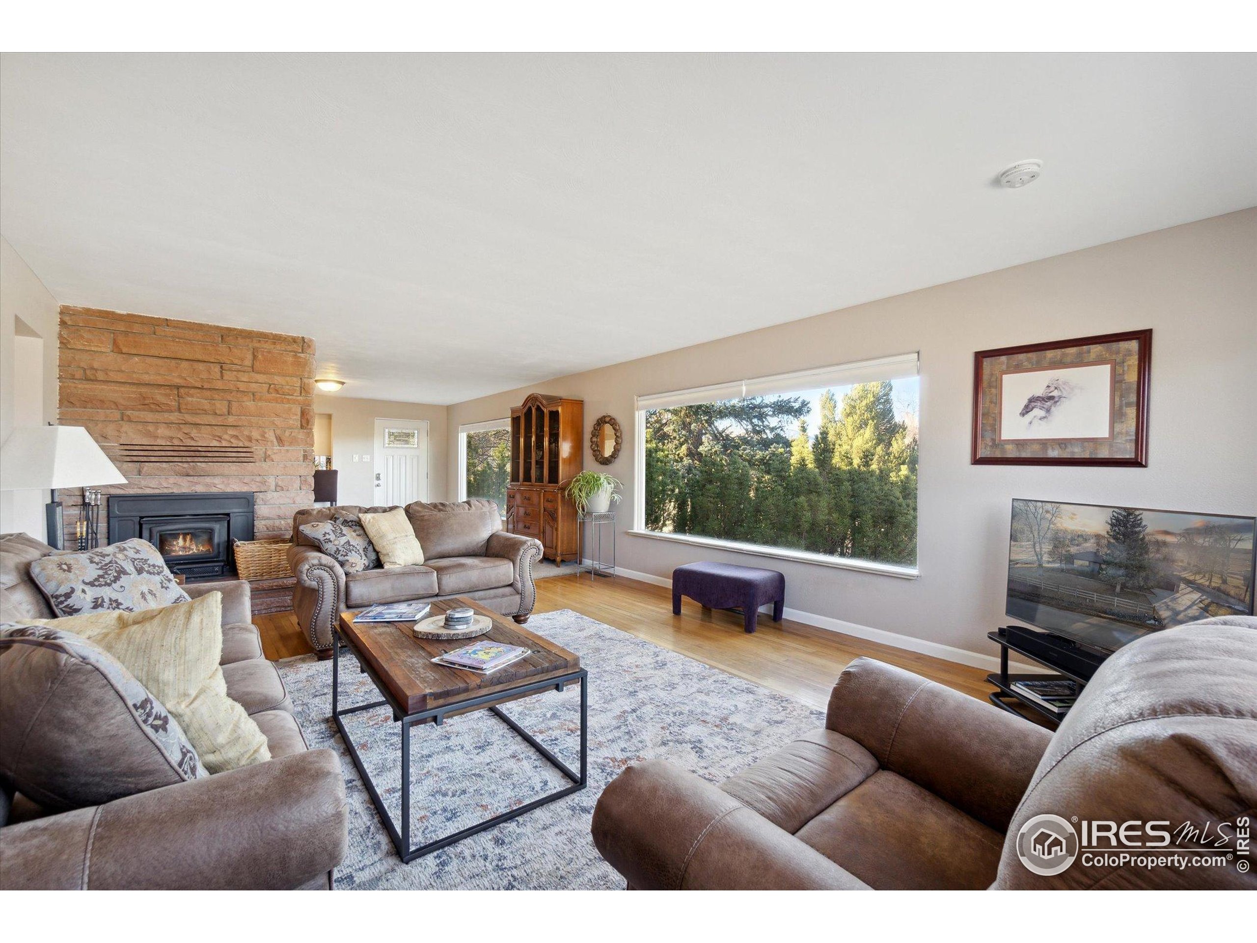 1034 Spring Drive Boulder, CO 80303 - Photo 12 of 49 a living room with furniture and a large window