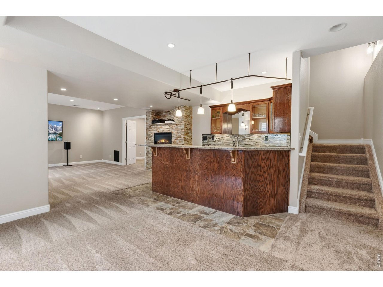 600 Botley Drive Windsor, CO 80550 - Photo 32 of 40 Rec Room space near bar, great for entertaining