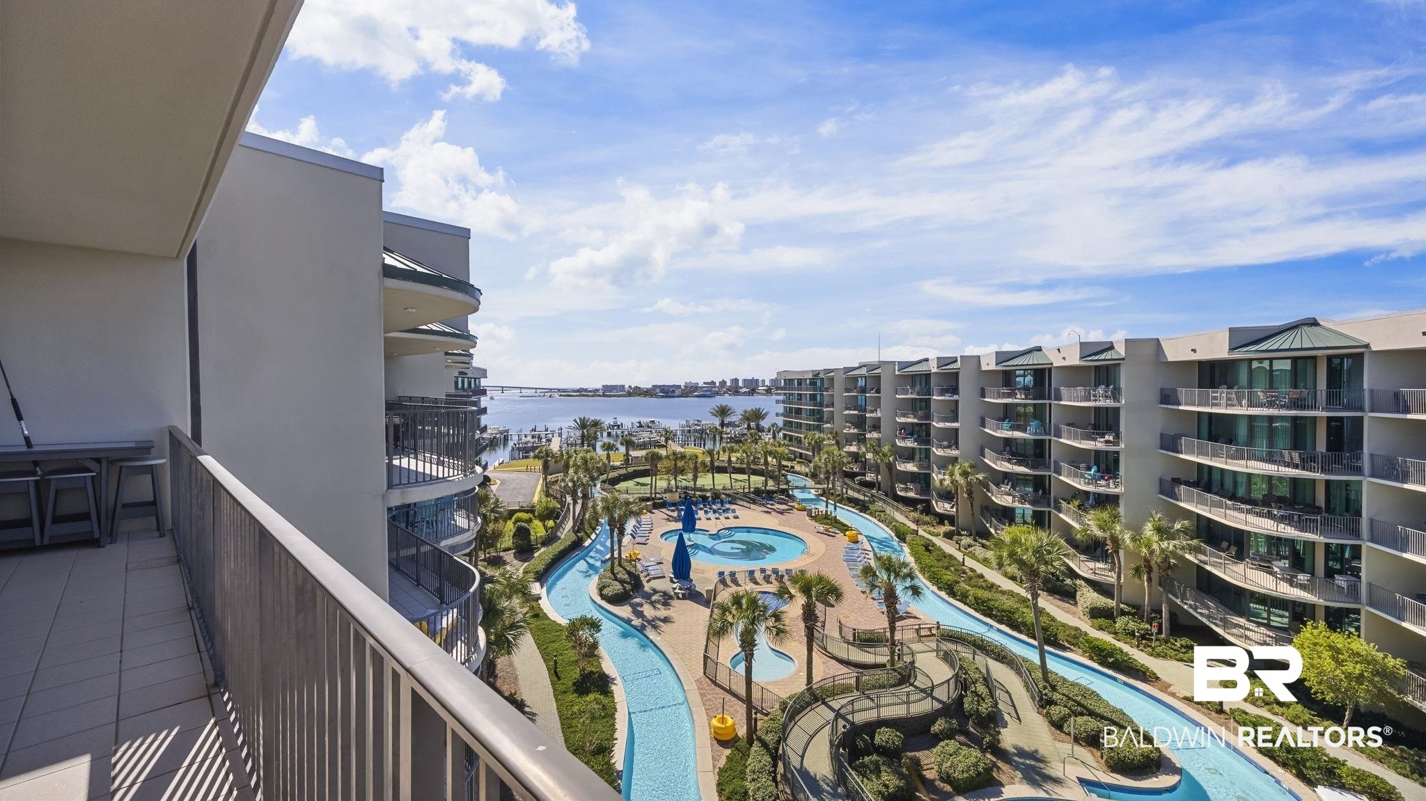 27580 Canal Road, Unit 1526 Orange Beach, AL 36561 - Photo 28 of 49 Balcony with view of pool and a water view