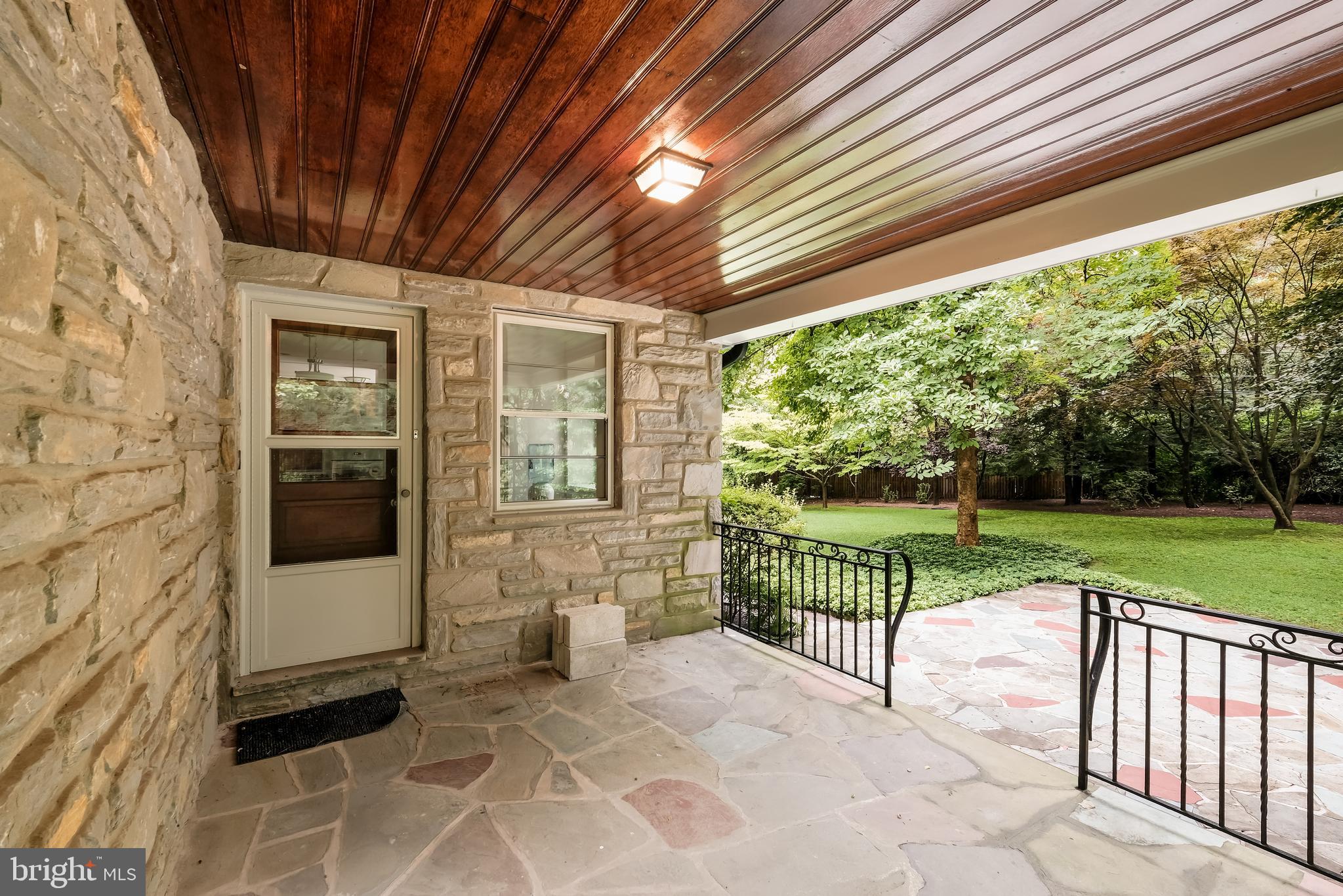 800 Chauncey Road Penn Valley, PA 19072 - Photo 8 of 35 Covered Porch off Kitchen and Dining Room