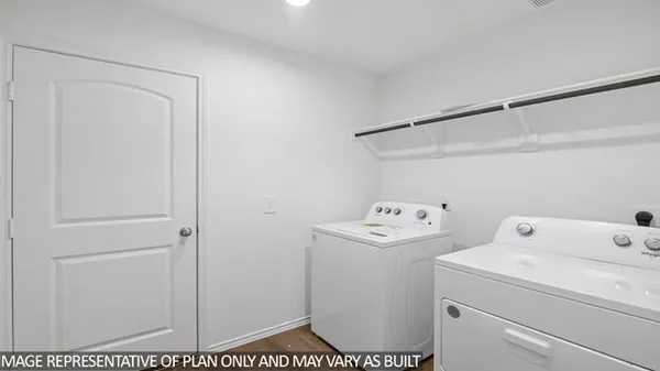 a view of utility room with washer and dryer