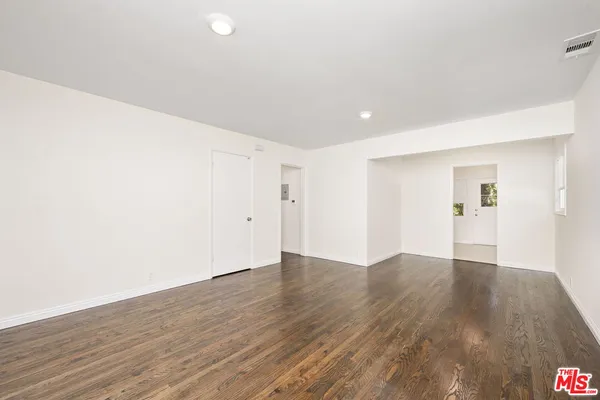 wooden floor in an empty room