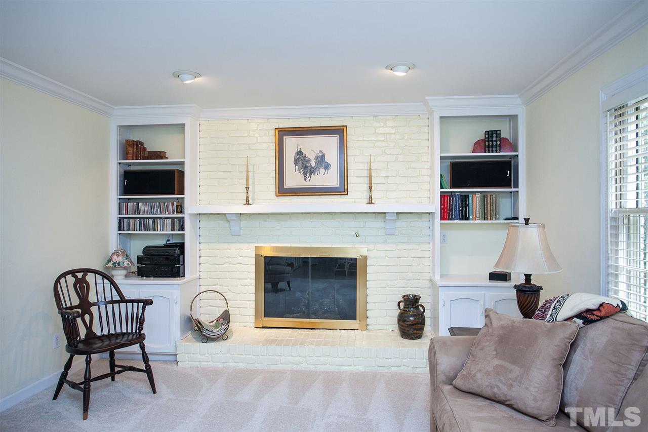 903 Queensferry Road Cary, NC 27511 - Photo 5 of 25 Fireplace is a nice centerpiece.
