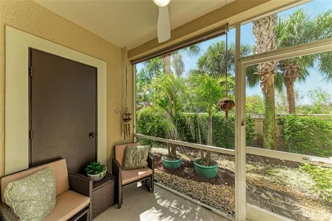 a view of a two chair in the balcony