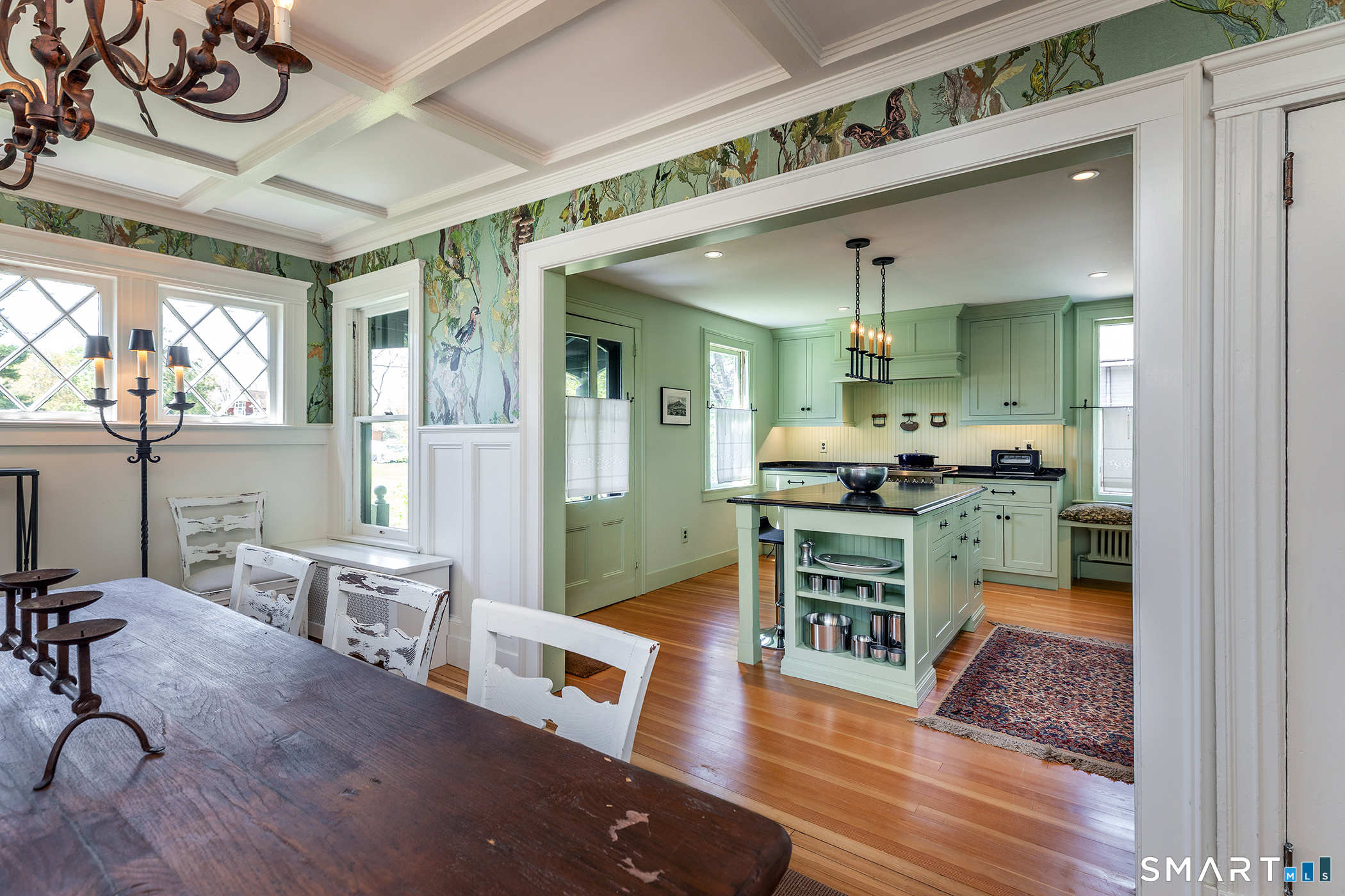 35 Maple Avenue Norfolk, CT 06058 - Photo 13 of 40 a open kitchen with stainless steel appliances granite countertop a stove and a refrigerator