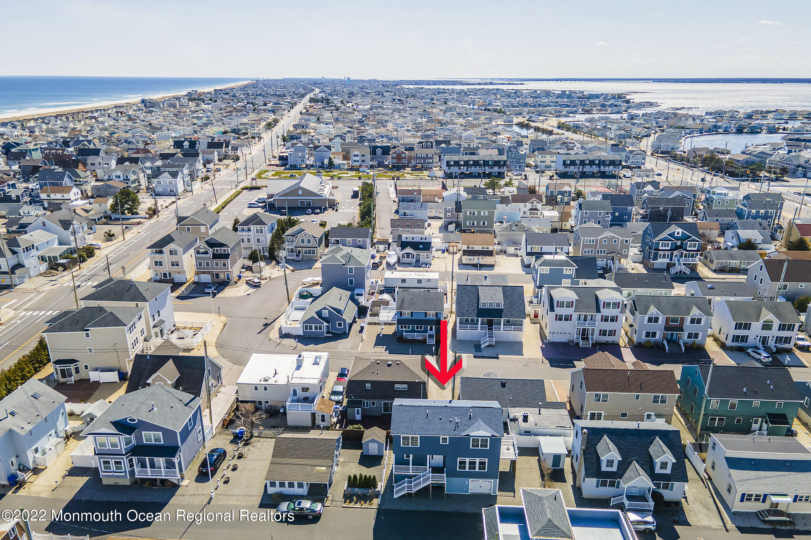 113 West Colony Road Lavallette, NJ 08735 - Photo 26 of 29 Front/Aerial1 ARROW