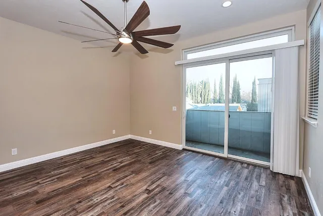 wooden floor in an empty room