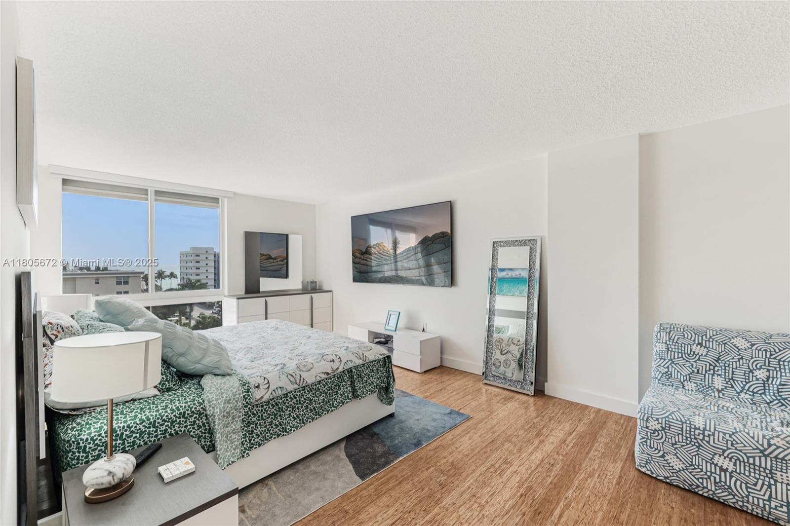 1500 South Ocean Drive, Unit 7J Hollywood, FL 33019 - Photo 24 of 54 a living room with furniture and a wooden floor