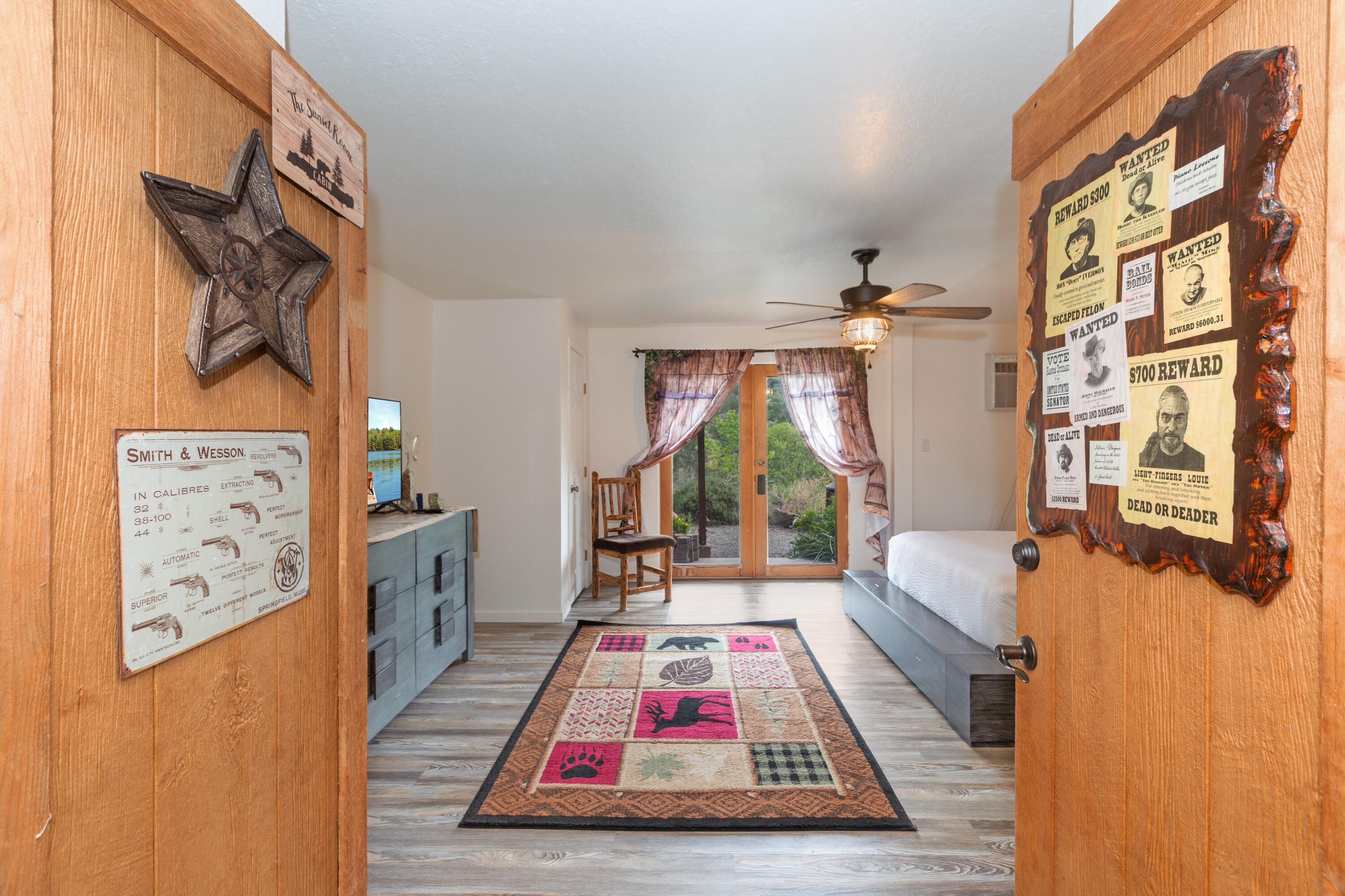 42182 Mynatt Drive Three Rivers, CA 93271 - Photo 48 of 67 Main Floor Bed with French Doors