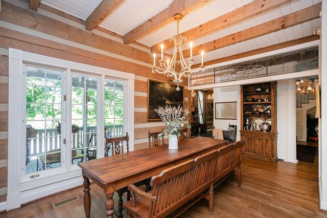 a outdoor space with lots of furniture and garden view