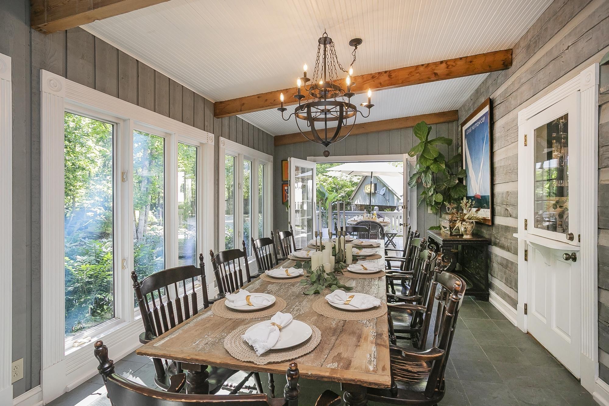 1105 Mt Pleasant Road Kingston Springs, TN 37082 - Photo 25 of 97 a view of a dining room with furniture window and outside view