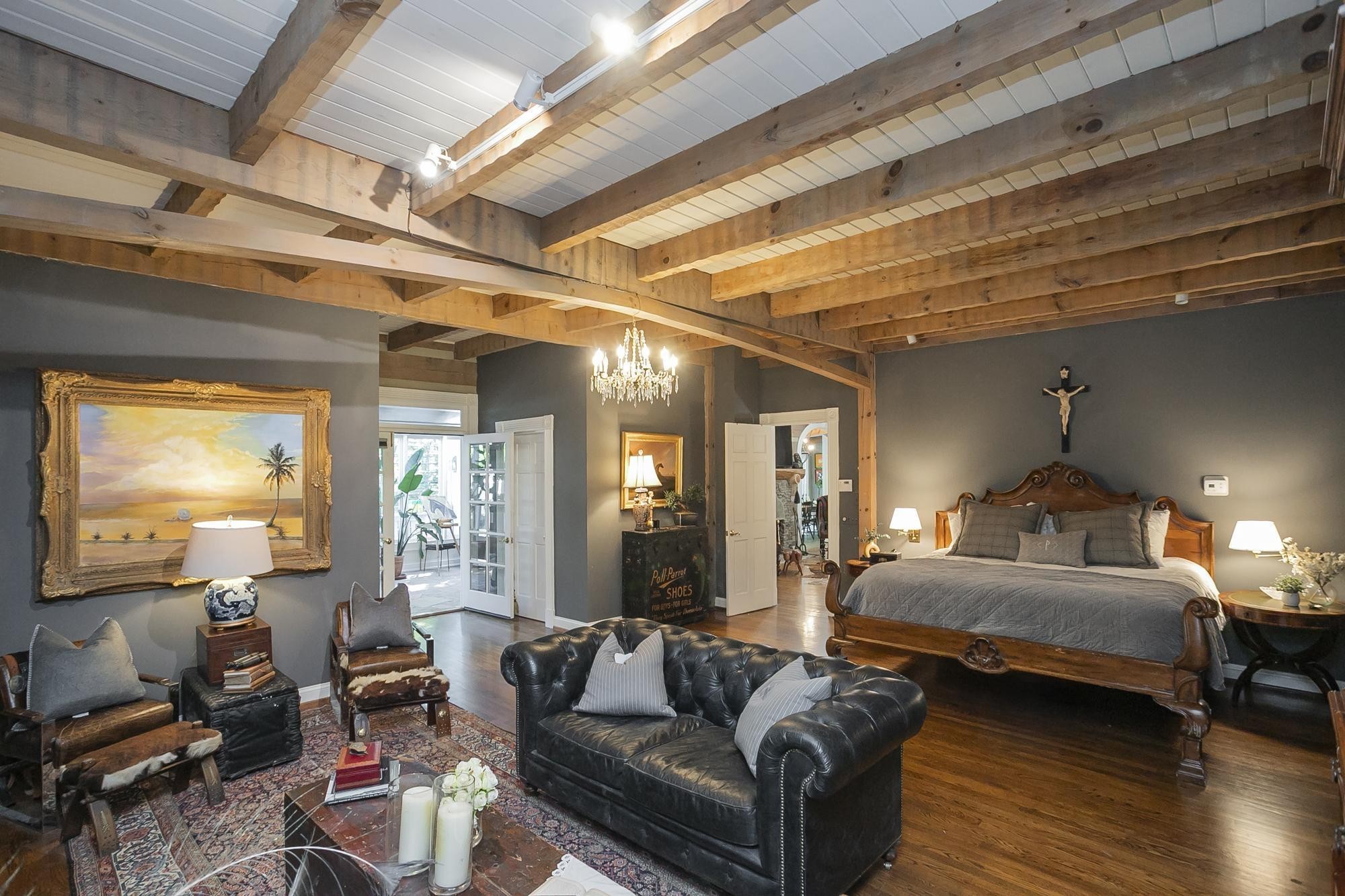 1105 Mt Pleasant Road Kingston Springs, TN 37082 - Photo 37 of 97 a living room with furniture and a flat screen tv