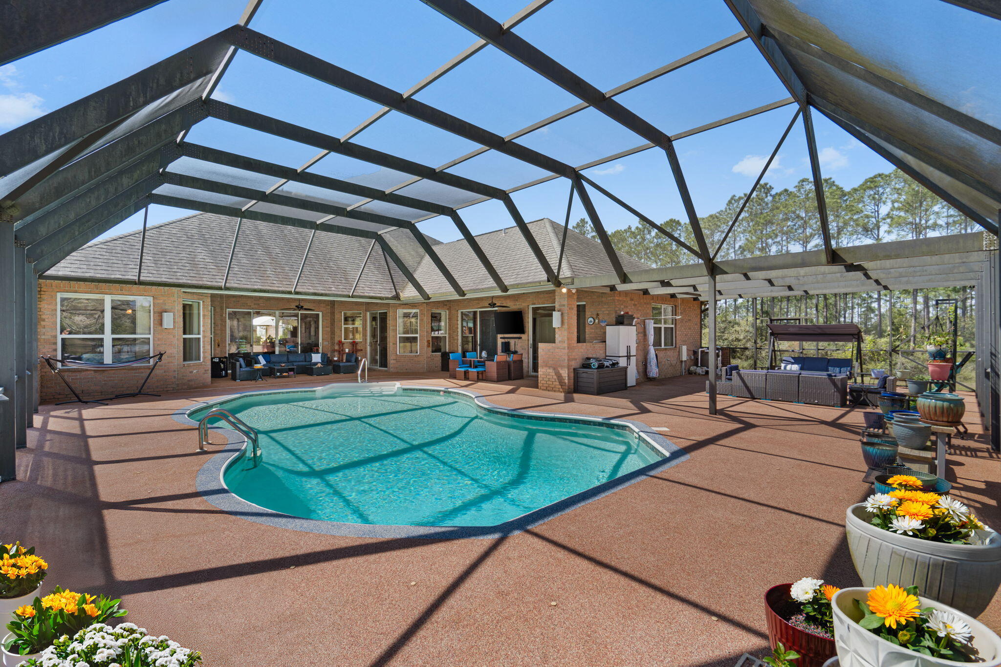 6774 Quintette Road Pace, FL 32571 - Photo 10 of 62 Beautiful pool space, saltawter