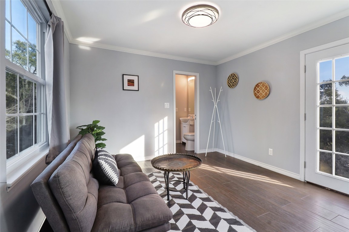 901 Thurman Road San Marcos, TX 78666 - Photo 7 of 32 Living area with hill country views