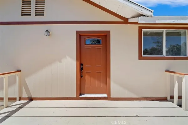 a view of front door