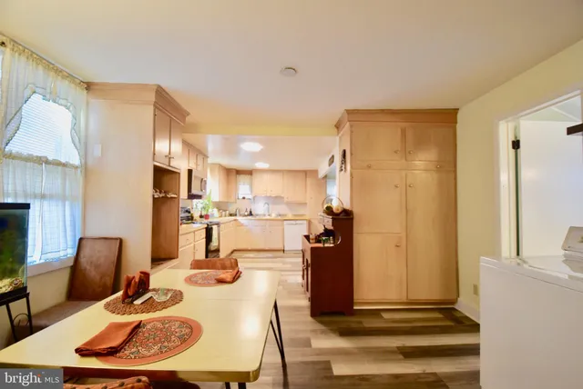 a view of towel hanging in closet