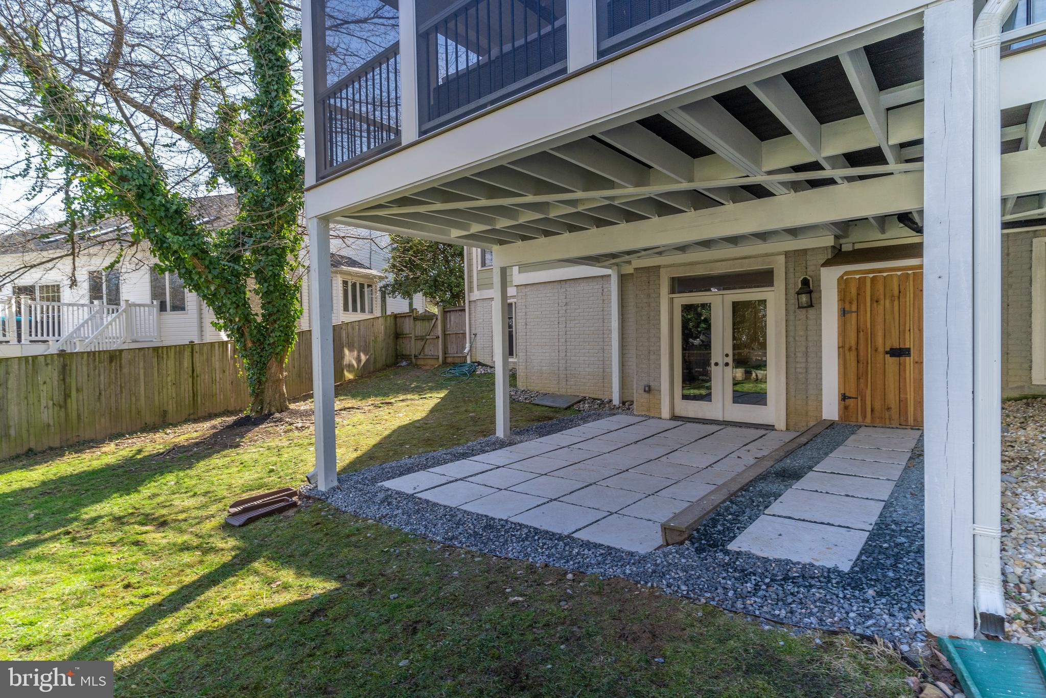 5813 Ipswich Road Bethesda, MD 20814 - Photo 47 of 51 Lower level patio walk-out
