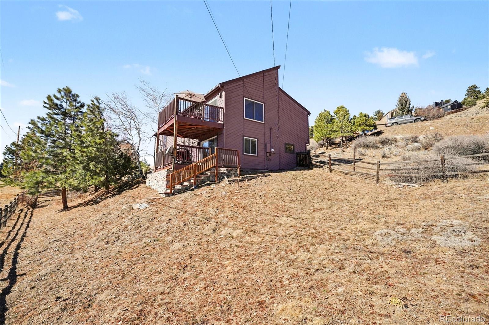 3260 Bit Road Evergreen, CO 80439 - Photo 21 of 26 a car parked on the side of the road