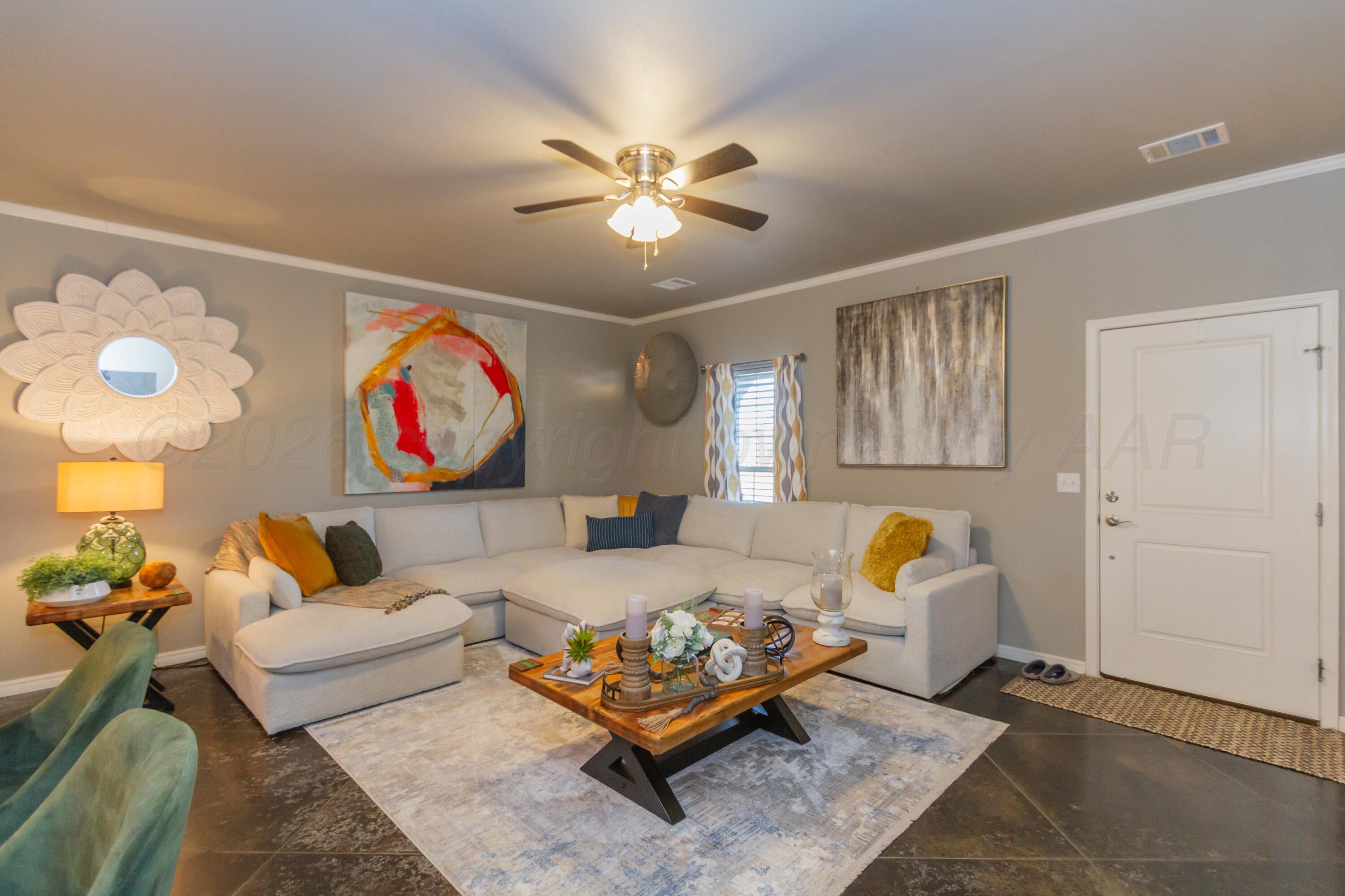 9921 Will Avenue Amarillo, TX 79119 - Photo 6 of 38 LIVING ROOM VIEW 3