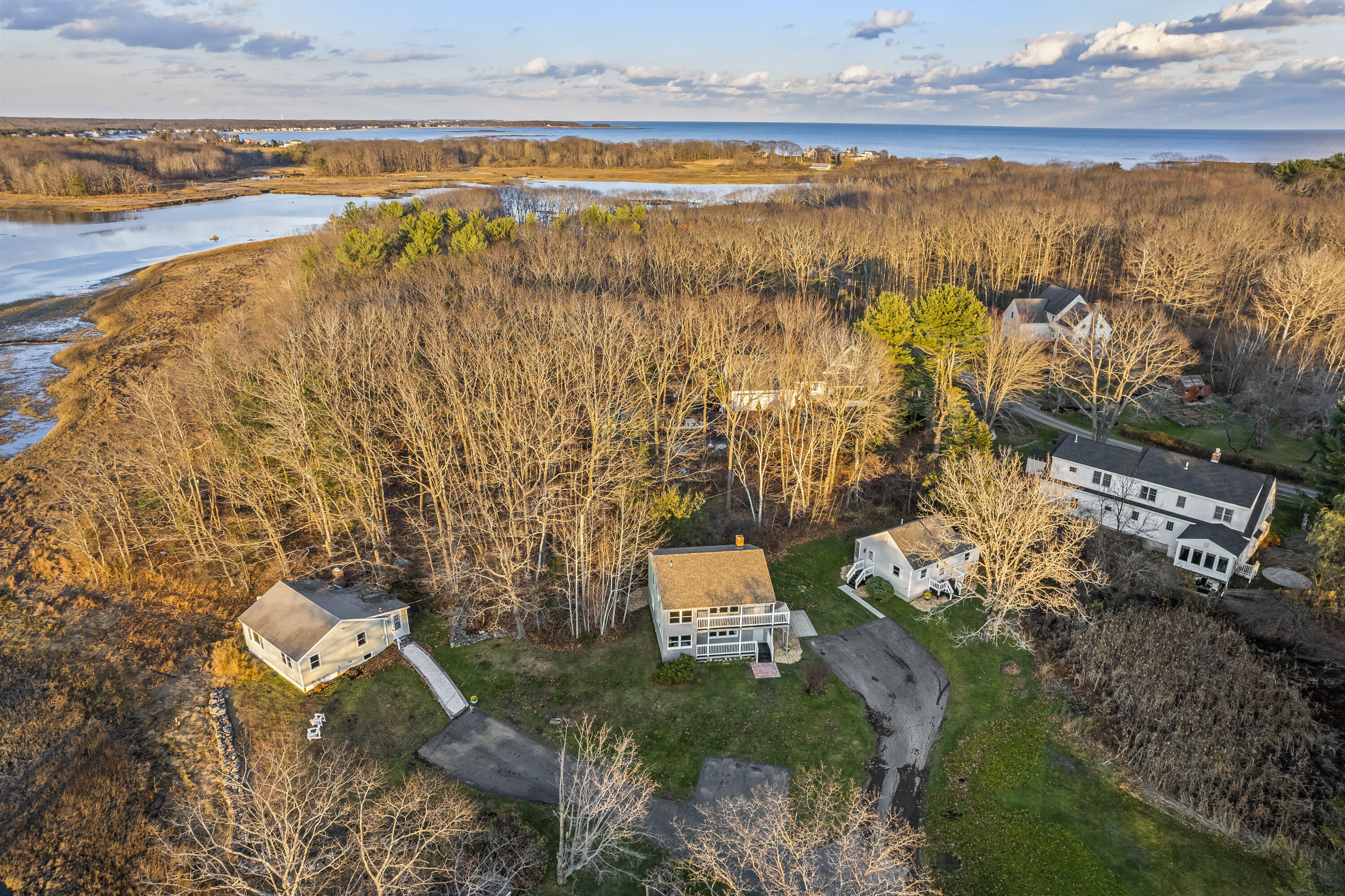22 Pier Road, Unit A Kennebunkport, ME 04046 - Photo 7 of 9 22 Pier Road-Aerial Units
