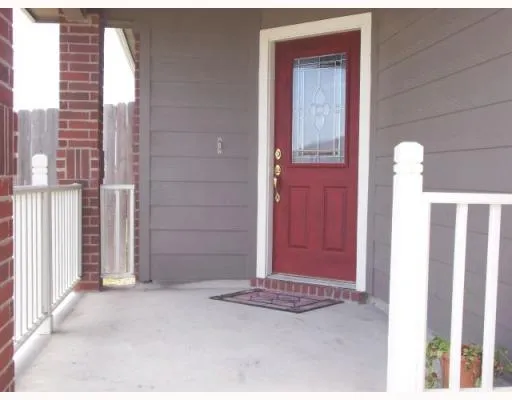 a view of front door