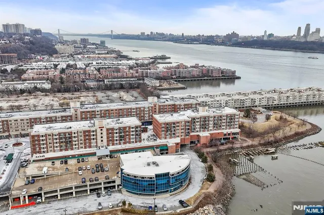 a view of a city and a ocean view