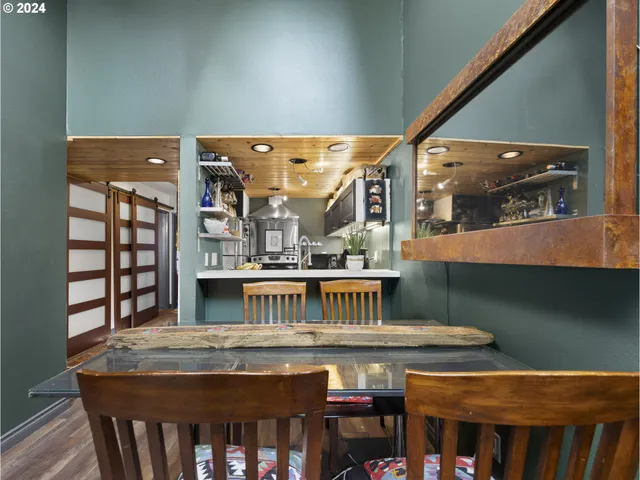 a bedroom with bed and window