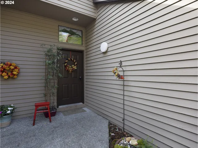 a view of a bench in a balcony
